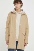 Протидощова куртка Rains 12020 Long Jacket колір бежевий перехідна 12020.24-24Sand