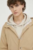 Протидощова куртка Rains 12020 Long Jacket колір бежевий перехідна 12020.24-24Sand