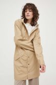 Протидощова куртка Rains 12020 Long Jacket колір бежевий перехідна 12020.24-24Sand