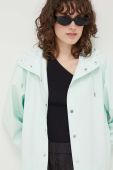 Протидощова куртка Rains 12020 Long Jacket колір зелений перехідна 12020.34-34Mineral