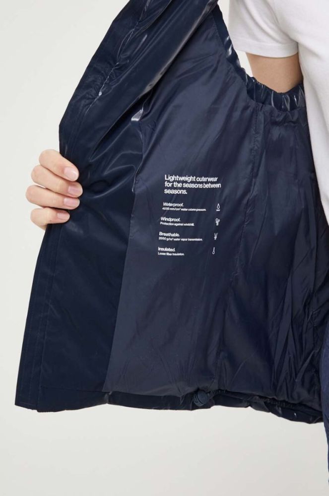 Безрукавка Rains 15710 Loop Vest колір синій зимова фото 12