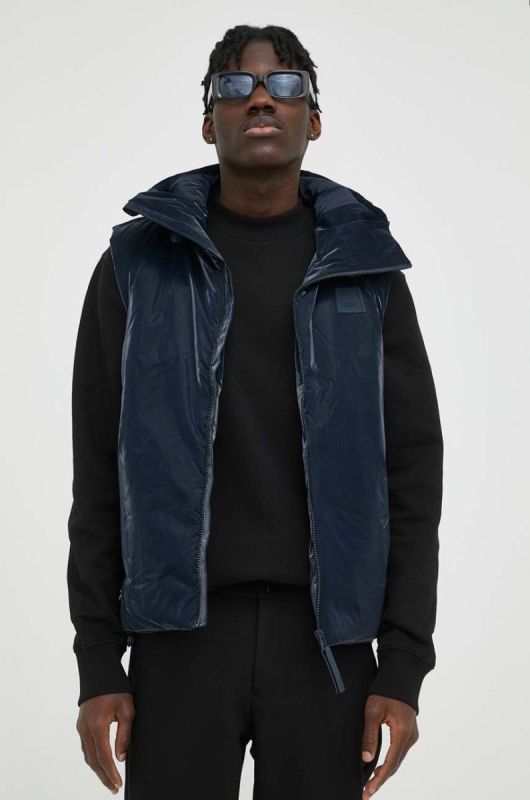 Безрукавка Rains 15710 Loop Vest колір синій зимова фото 2