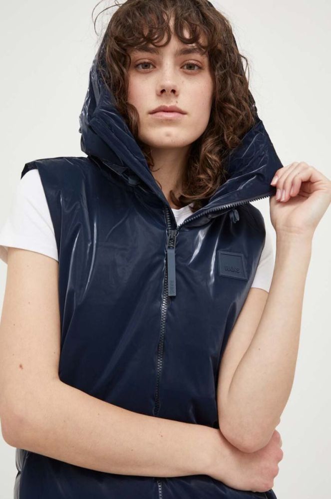 Безрукавка Rains 15710 Loop Vest колір синій зимова фото 6