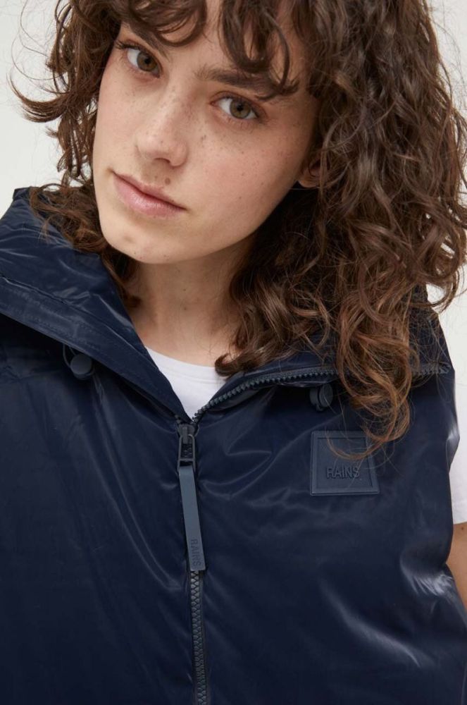 Безрукавка Rains 15710 Loop Vest колір синій зимова фото 8