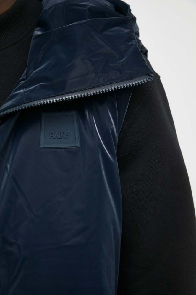 Безрукавка Rains 15710 Loop Vest колір синій зимова фото 9