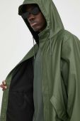 Дощовик Rains 18010 Fishtail Jacket колір зелений перехідна Дощовик Rains 18010 Fishtail Jacket колір зелений перехідна