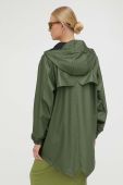 Дощовик Rains 18010 Fishtail Jacket колір зелений перехідна Дощовик Rains 18010 Fishtail Jacket колір зелений перехідна