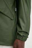 Дощовик Rains 18010 Fishtail Jacket колір зелений перехідна Дощовик Rains 18010 Fishtail Jacket колір зелений перехідна