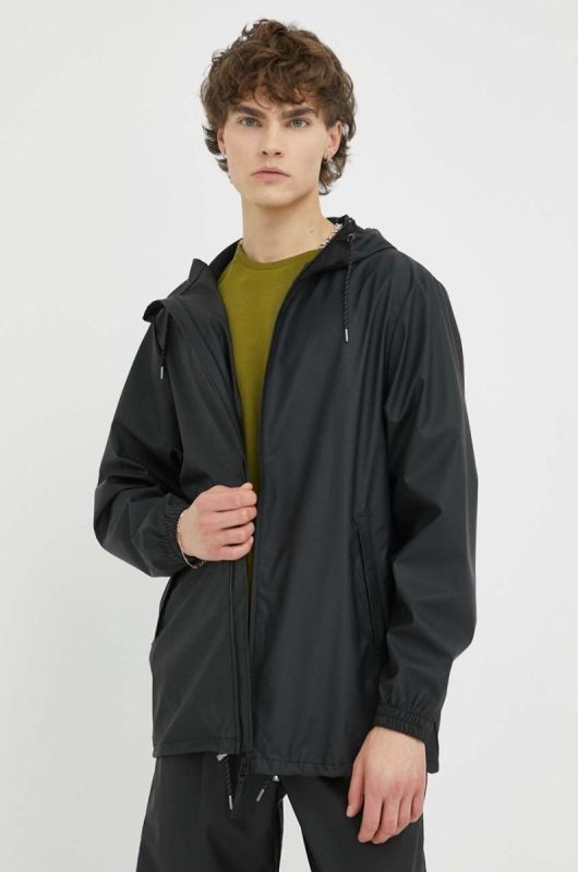Дощовик Rains колір чорний перехідна 18370.01-01Black фото 2