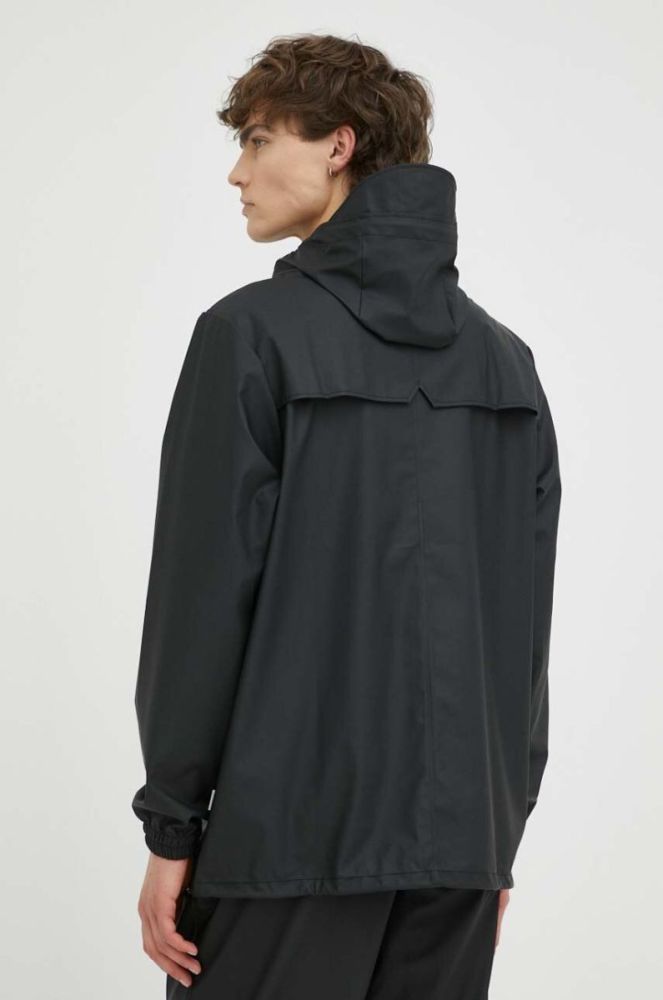 Дощовик Rains колір чорний перехідна 18370.01-01Black фото 4