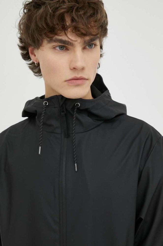 Дощовик Rains колір чорний перехідна 18370.01-01Black фото 8