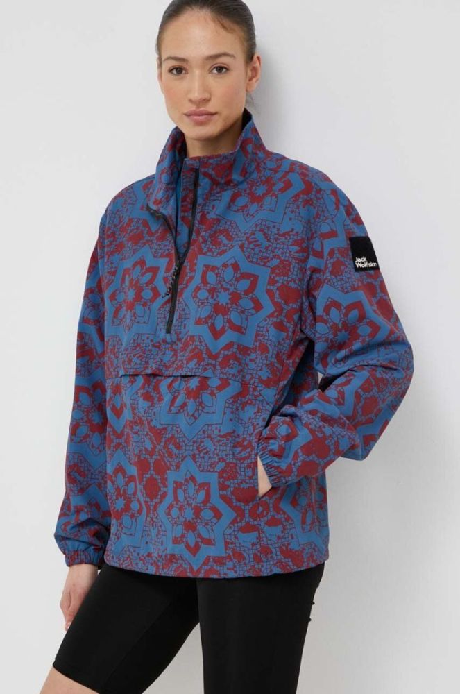 Куртка Jack Wolfskin 10 перехідна колір блакитний фото 5