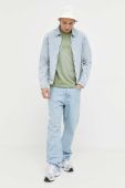Джинсова куртка Guess Originals перехідна колір блакитний (3275165)
