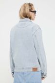 Джинсова куртка Guess Originals перехідна колір блакитний (3275165)