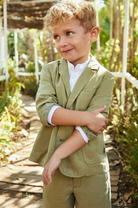 Дитячий піджак Mayoral колір зелений (3061683)