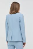 Піджак Weekend Max Mara однобортний однотонна колір блакитний