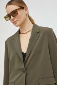Піджак Samsoe Samsoe колір зелений однобортний однотонна (2870653)