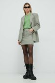 Піджак Gestuz колір зелений однобортний візерунок (2979833)