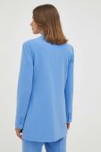Піджак MICHAEL Michael Kors однобортний однотонна колір блакитний