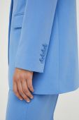 Піджак MICHAEL Michael Kors однобортний однотонна колір блакитний