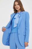 Піджак MICHAEL Michael Kors однобортний однотонна колір блакитний