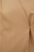 Піджак By Malene Birger колір бежевий oversize однотонна