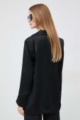 Піджак Dkny колір чорний однобортний однотонна