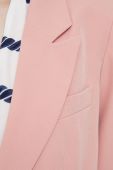Піджак Dkny колір рожевий однобортний однотонна (3116945)