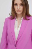Піджак United Colors of Benetton колір рожевий однобортний однотонна (3132007)