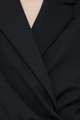Піджак HUGO колір чорний однобортний однотонна (3105966)