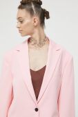 Піджак HUGO колір рожевий однобортний однотонна (3132015)