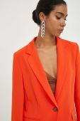Піджак BOSS колір помаранчевий однобортний однотонна (3303783)