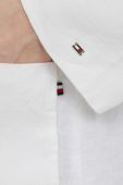 Льняний жакет Tommy Hilfiger колір білий однобортний однотонна (3116949)