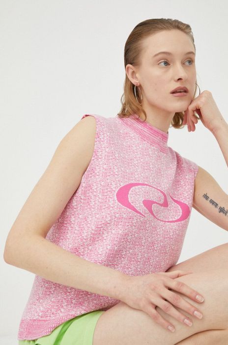 Светр з домішкою кашеміру R?sum? колір рожевий