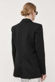 Піджак Patrizia Pepe колір чорний однобортний однотонна (3254481)