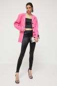 Піджак HUGO колір рожевий однобортний однотонна (3360940)