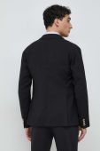 Вовняний піджак Emporio Armani колір чорний