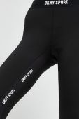 Легінси Dkny жіночі колір чорний з принтом (3052326)