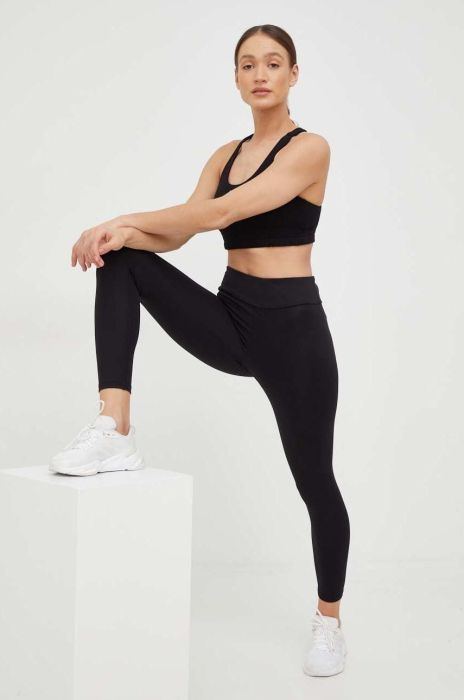 Легінси Dkny жіночі колір чорний однотонні (2911234)