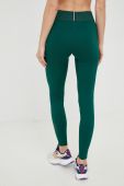 Легінси Tommy Hilfiger жіночі колір зелений однотонні
