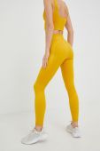 Легінси Tommy Hilfiger жіночі колір жовтий однотонні