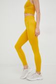Легінси Tommy Hilfiger жіночі колір жовтий однотонні