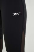 Легінси для тренувань Reebok Lux Perform жіночі колір чорний однотонні