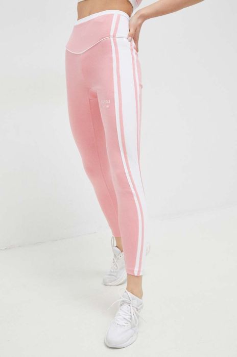 Легінси Guess жіночі колір рожевий візерунок (3031039)