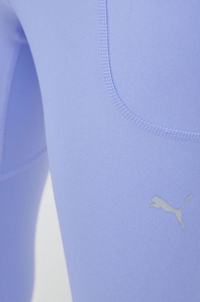 Легінси для бігу Puma Run Ultraform з принтом колір блакитний фото 4