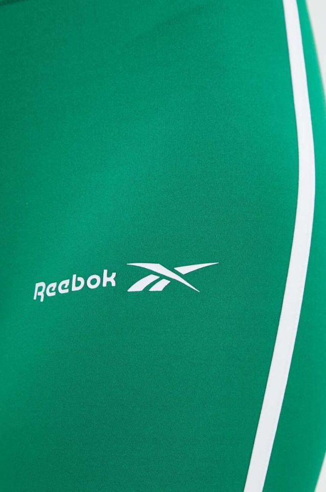 Легінси для тренувань Reebok Reebok Identity Energy колір зелений з принтом фото 4