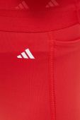 Легінси для тренувань adidas Performance Glam жіночі колір червоний з аплікацією