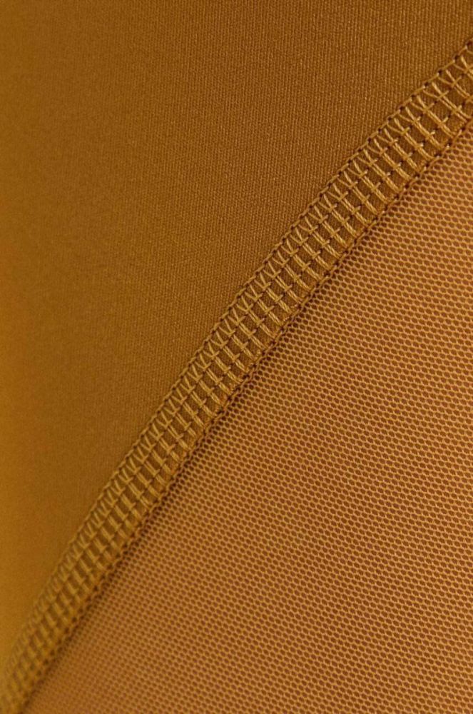 Легінси для тренувань adidas Performance Tailored колір коричневий однотонні фото 4