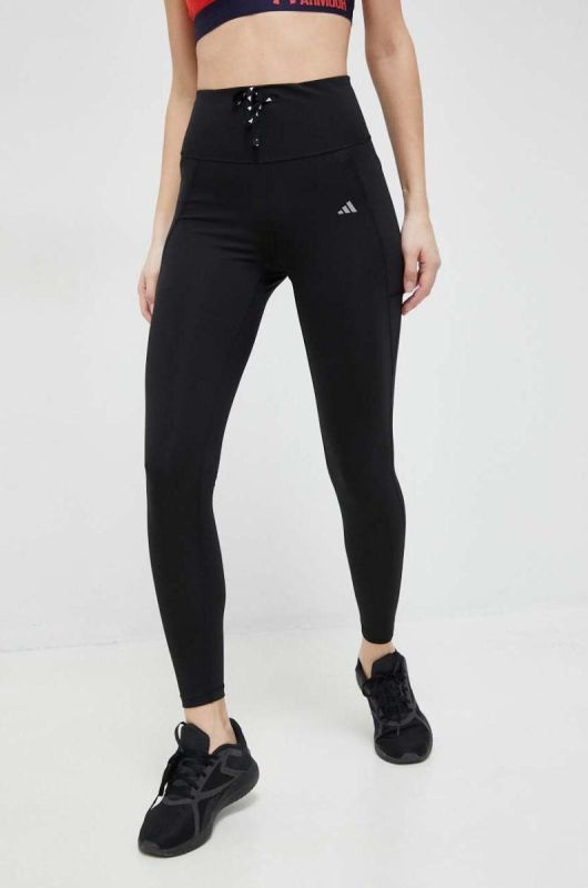 Легінси для бігу adidas Performance Running Essentials колір чорний однотонні фото 2