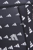 Легінси для бігу adidas Performance Brand Love колір чорний візерунок